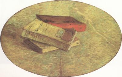 Vincent Van Gogh Still Life wtih Three Books (nn04) oil painting image